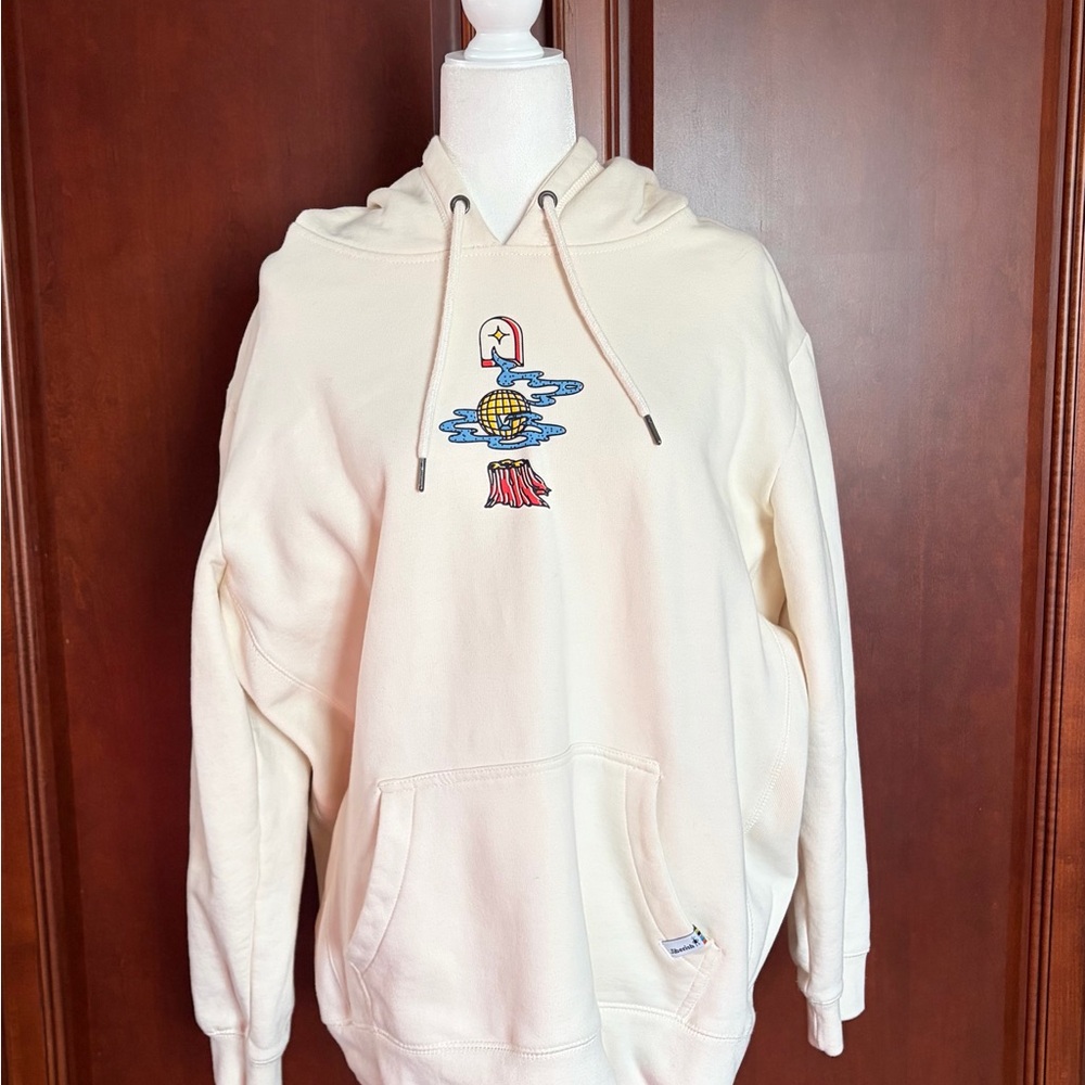 Smartwool Jiberish Eternal Solstice Bone Cream Sweatshirt Hoodie XL